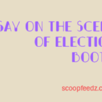 Essay on Scene of Election Booth in INDIA